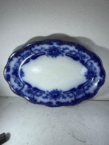 Antique flow blue x - flow,
