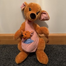 Kanga & Roo Large Soft Toy Mattel Winnie The Pooh 20" Disney Arcotoys