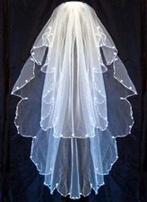 2 TIER IVORY/WHITE/PINK BRIDAL