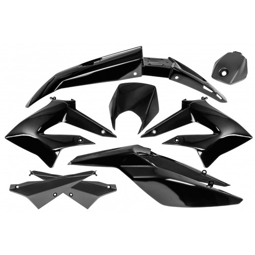 Piece fairing kit mxt black - fairing, mxt,