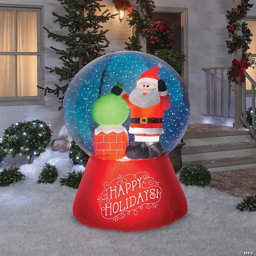 Holiday airblown santa snow - airblown®,