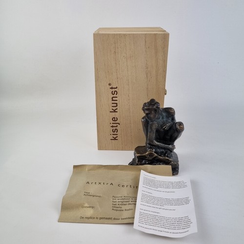 Vintage bronze figure - figure, woman
