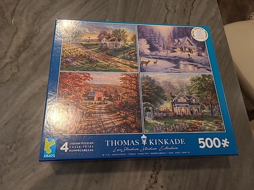 New thomas kinkade four - new,