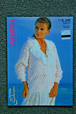 Ladies Patchworck Patterned Cardigan ORIGINAL PATTERN B8266 Patons Cotton Sahara