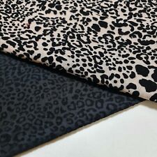 Leopard Floral Velvet Flock