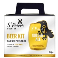 St Peters Golden Ale Beer Kit 36 Pints Homebrew Beer Making Kit - Brewing Kit