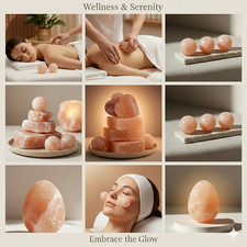 3X Himalayan Salt Rocks Stones