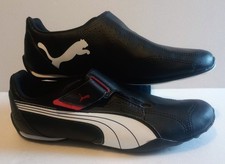 Men's PUMA Redon Move Driving Casual Black & White Sneakers Shoes Size UK 7