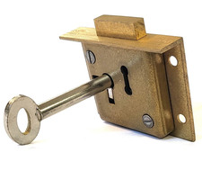 Solid brass L.H. cut cupboard