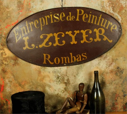 Antique trade sign french - antique, sign.