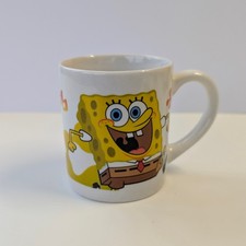 SpongeBob SquarePants & Squidward Nickelodeon Ceramic Mug 2010 8cm