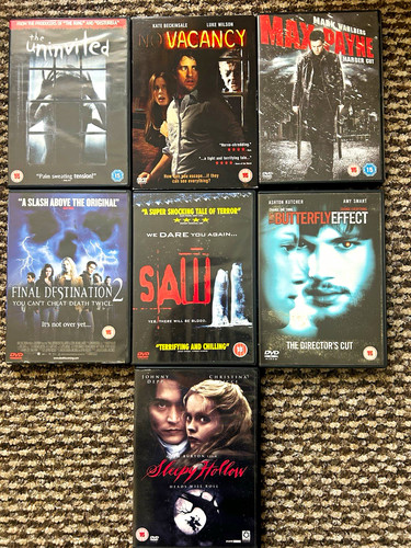 Dvd horror thriller - 7, bundle