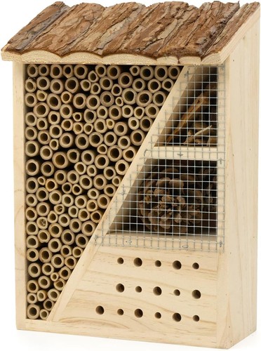 Wooden insect hotel home - insect,