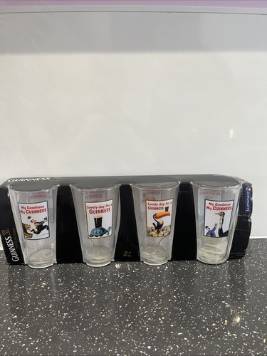 Guinness nostalgic glasses set - guinness,