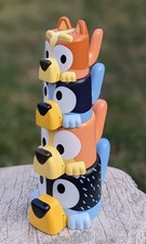 Bluey Bath Pourers Stacking Nesting Cups Cbeebies Preschool Toys