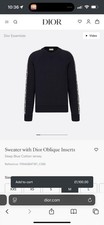 Dior Men's Sweater Size M