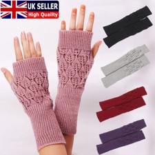 Womens Winter Long Half Finger