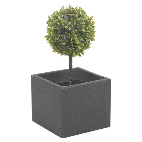 Stone effect planter 20cm cube - effect,