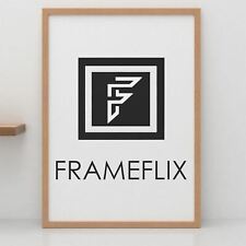 FrameFlix Oak Photo Picture Poster Frames Large Square Small A1 A2 A3 A4 A5