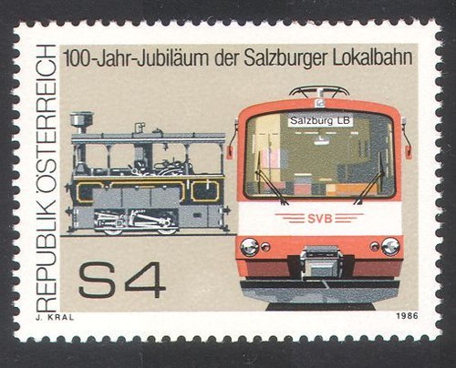 Austria 1986 trains steam - austria,