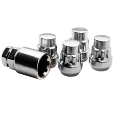 M12x1.50mm Chrome Anti Theft