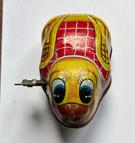 Vintage tinplate clockwork