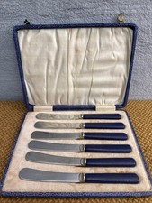 6 Butter Knives Vintage