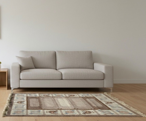 Swedish wool rug angso - swedish,