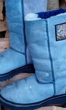 ORIGINAL CELT SHEEPSKIN BOOTS SIZE 6/39 MADE IN CORNWALL