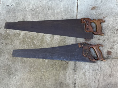 Vintage hand saws wooden - 2,