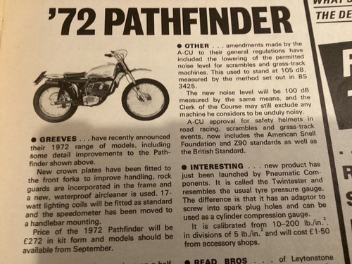 Greeves pathfinder kit - greeves,