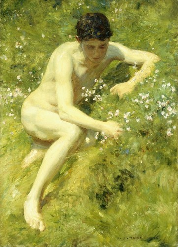 Henry scott tuke signed - scott, oil
