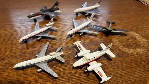 Vintage diecast planes - vintage,