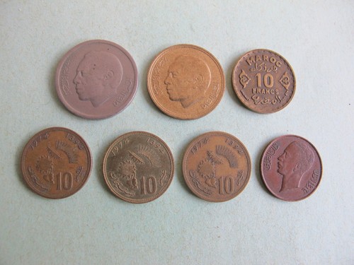 Maroc morocco coins - 7,