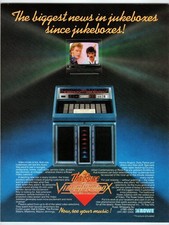 1980s Rowe Video Jukebox Vintage Advertising Flyer USA