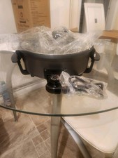 SUPERLEX Electric Frying Pan with Glass Lid Multi-Function Healthy Cooker 30CM