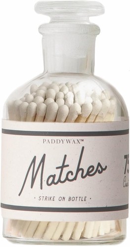 Paddywax glass bottle match - glass,