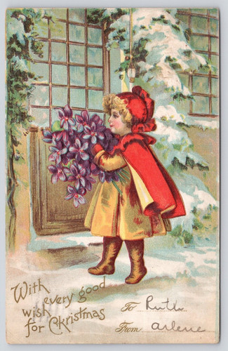 Postcard christmas wishes - christmas,