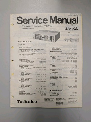 Technics 550 quartz - technics,