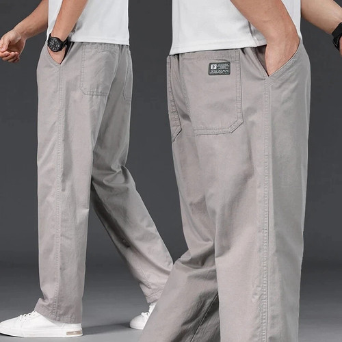 Mens elastic waist trousers - mens,