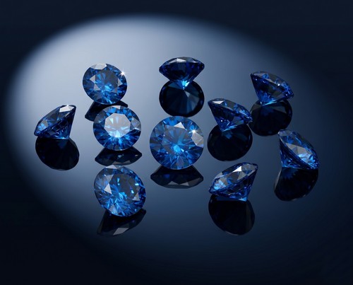 Round cut loose gemstone - round,