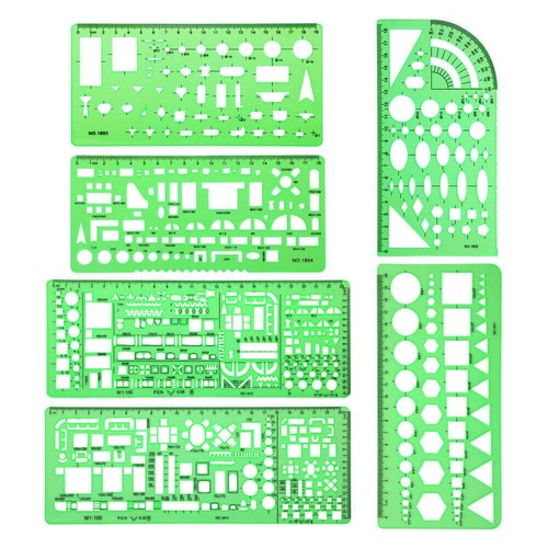 6pcs architectural drawing - architectural,