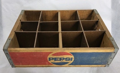 Vintage pepsi cola wooden - vintage,