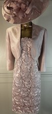 Jacques Vert UK 12 Pink Dress