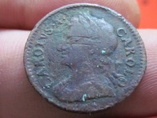 GREAT BRITAIN KING CHARLES II( 1675 RARE SCARCE ) FARTHING HIGH COLLECTABLE COIN