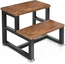 Wooden step stool - stool, 2