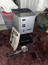 GAGGIA Deluxe Espresso Coffee Machine | Cappuccino Maker SILVER | 74886