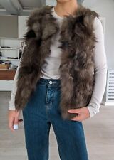 Vintage Brown Fur Gilet (Size S- 99%new) 