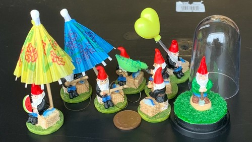 Dolls house single resin gnome - single,