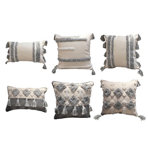 Tufted cushion cover - tufted,